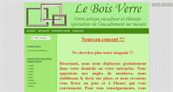 Desktop Screenshot of leboisverre.com